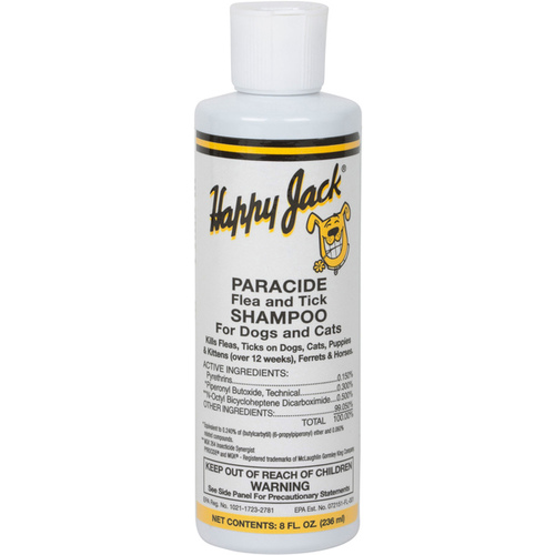 Happy Jack 1063 Paracide Flea & Tick Shampoo 8-oz