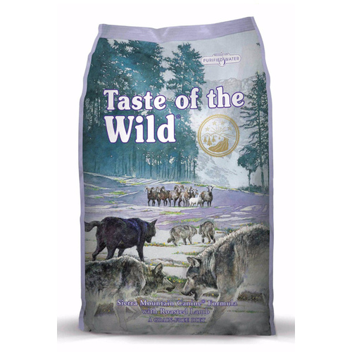 Diamond Pet Food T2002 TASTE OF THE WILD SIERRA MOUNTAIN FORMULA DOG FOOD 25/15 - 5 LB