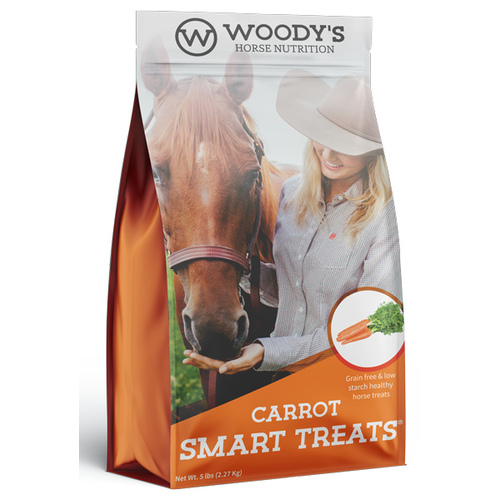 Woody's Horse Nutrition 011-87620 Woody's Horse Nutrition Smart Treats Carrot 5-lbs