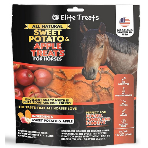 Sweet Potato & Apple Equine Treats - 8 oz. Bag