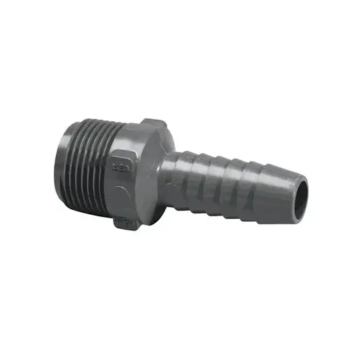 Lasco Fittings 1436101 1436-101  .75"mptx.5"ins Pvc Reducing Male Adapter
