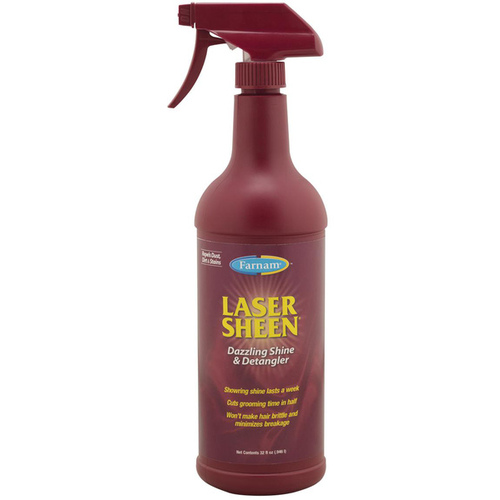 Laser Sheen Mane & Tail Detangler, High-Shine, 32-oz. Spray