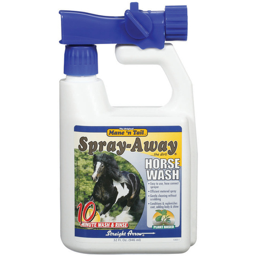 STRAIGHT ARROW PRODUCTS INC 544956 Mane 'n Tail Spray-Away Horse Wash 32-ounce