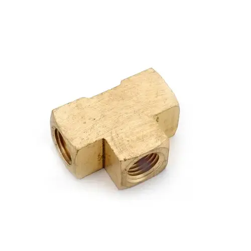 Tee 1/4" FPT T X 1/4" D FPT Brass - pack of 10