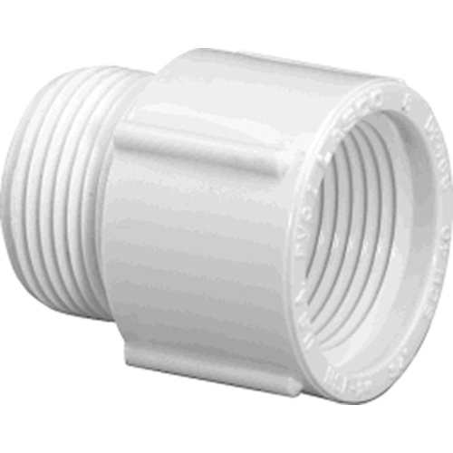 Lasco 434005BC Riser Extender, 1/2 in, FIP x MIP, PVC, SCH 40 Schedule