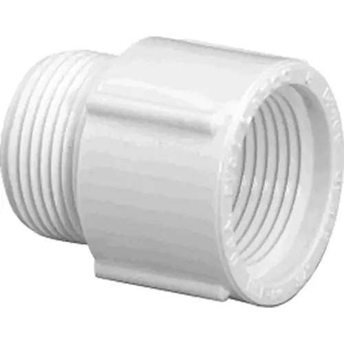 Lasco 434005BC Riser Extender, 1/2 in, FIP x MIP, PVC, SCH 40 Schedule