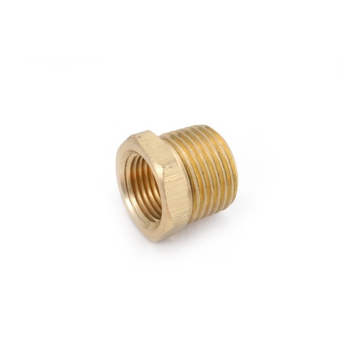 JMF COMPANY 4338679 Lead Free 1/2" MIP x 3/8" FIP Brass Hex Bushing