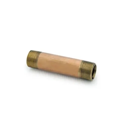 Nipple 3/4" MPT T Brass 1-1/2" L - pack of 5