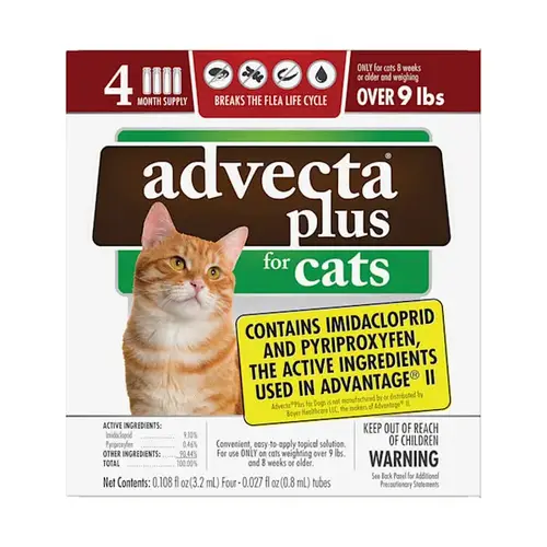 DURVET, INC. 011-01247 Advecta Ultra Topical Flea Prevention- Large Cat