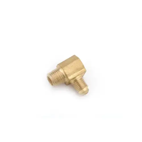 90 Degree Street Elbow 3/8" Flare T X 3/8" D MPT Brass - pack of 5