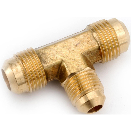 Reducing Tee 1/2" Flare T X 3/8" D Flare Brass - pack of 5