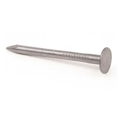 Nail No. 11 1-1/2" Roofing Electro-Galvanized Steel Full Round Head 5 lb Electro-Galvanized