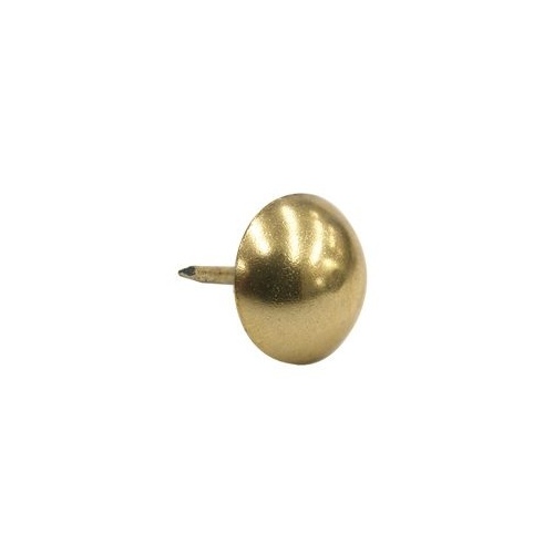 Hillman 122682-XCP6 Furniture Nails Large S Brass-Plated Brass Brass-Plated - pack of 6