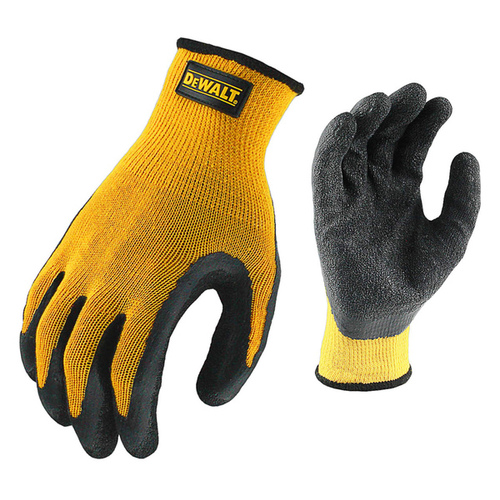 Radians DPG70L DeWalt Textured Rubber Gripper Gloves - Large