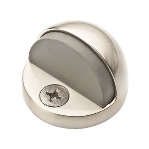 2/5" Dome Floor Stop Satin Nickel Finish