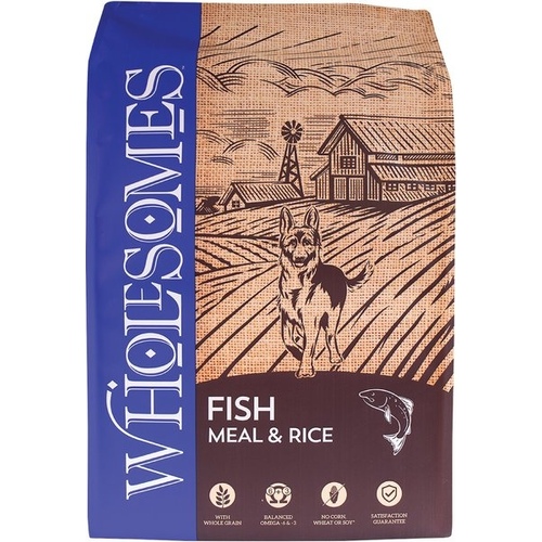 Midwestern Pet Foods Inc. 2100092 Wholesomes Fish & Rice 40lb Bag