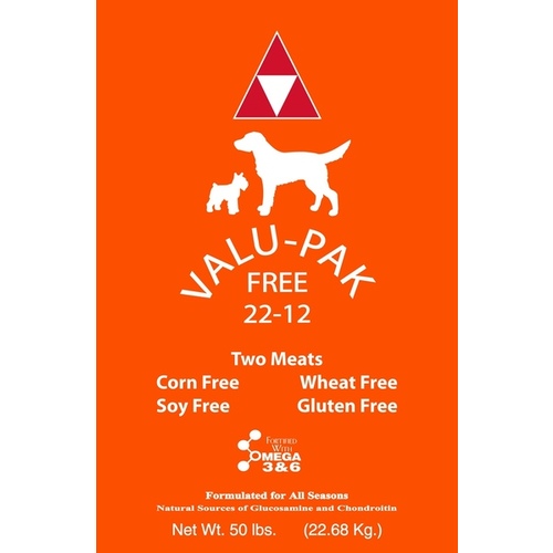 Specialty Feeds, Inc F43200 VALU-PAK FREE 22/12 DOG FOOD