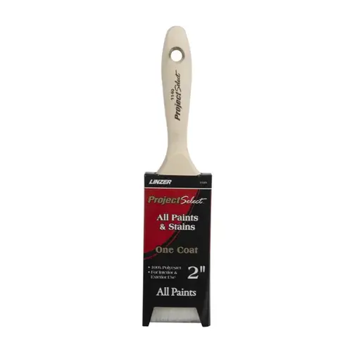 WC Paint Brush, 2 in W, 2-3/4 in L Bristle, Varnish Handle - pack of 12