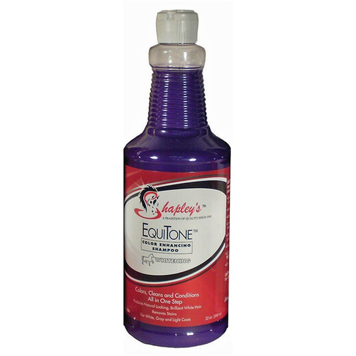 Shapleys Grooming Products ET-WHITENING SHAPLEY'S EQUITONE COLOR ENHANCING HORSE SHAMPOO - WHITENING 32 OZ