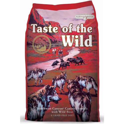 Diamond Pet Food T2162 TASTE OF THE WILD SOUTHWEST CANYON FORMULA DOG FOOD 29/15 - 5 LB