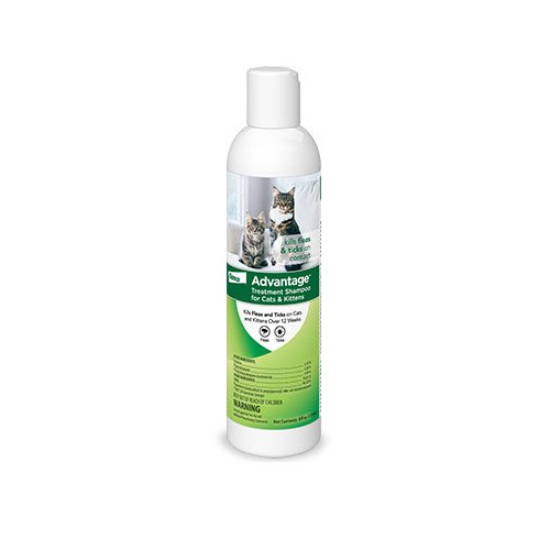 ELANCO US INC 011-90204919 Advantage Flea & Tick Treatment Shampoo for Cats & Kittens - 8 oz.