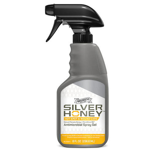 Silver Honey Hot Spot Ointment Spray Gel - 8 ounces