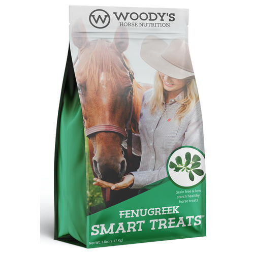 Woody's Horse Nutrition 011-87617 Woody's Horse Nutrition Smart Treats Fenugreek 5-lbs