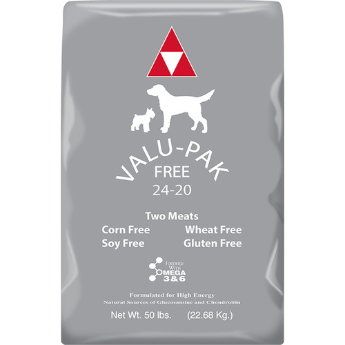 SPECIALITY FEED VALUE-PAK FREE DOG FOOD 24/20 - 50 LB