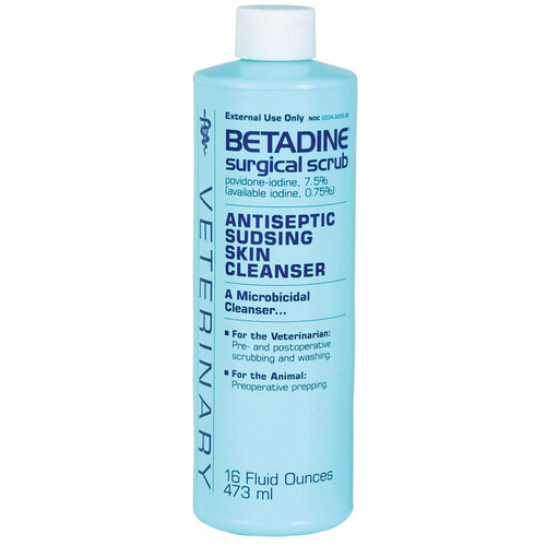 PURDUE PHARMA BETADINE SURGICAL SCRUB 7.5%- 16 OZ