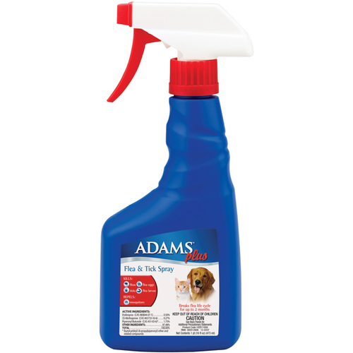 Central Life Sciences - Adams 100511009 Adams Plus Flea & Tick Spray - 16 Oz.