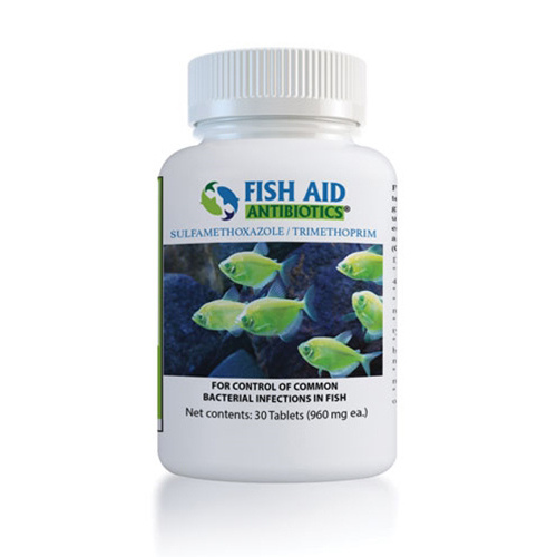 Fish Antibiotics 08644324 Fish Sulfa 960mg 30-Tablets