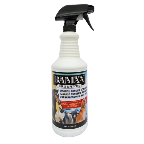 Sherborne-Banixx Horse & Pet Care 201-2 Wound & Hoof Care Spray for Horses 32-oz