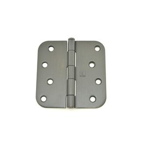 4" x 4" 5/8 Radius Full Mortise Residential Plain Bearing Hinge # 036761 Matte Antique Bronze Finish