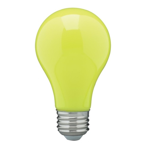 LED Bulb A19 E26 (Medium) Yellow 60 Watt Equivalence Ceramic