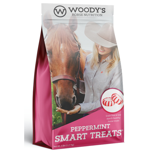 Woody's Horse Nutrition 011-87615 Woody's Horse Nutrition Smart Treats Peppermint 5-lbs