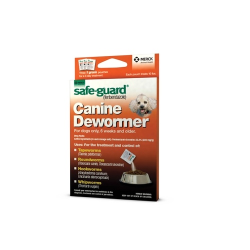 SAFEGUARD 001-034906 Safe-Guard Canine Dewormer for 10-LB Dogs, 1 GM