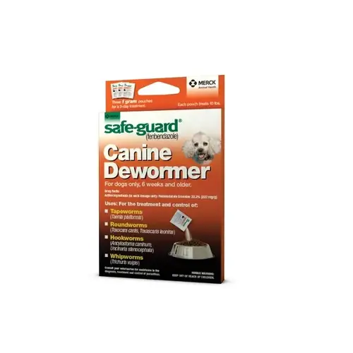 SAFEGUARD 001-034906 Safe-Guard Canine Dewormer for 10-LB Dogs, 1 GM