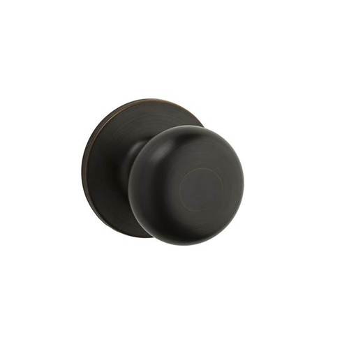 Athens Passage Door Knob Set with Round Rose from the SafeLock Series