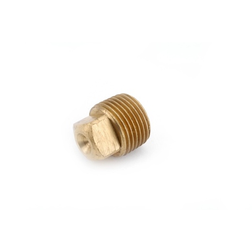 Square Head Plug 1/2" MPT T Brass - pack of 5