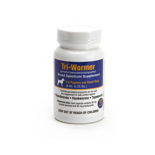 Mother's Pharmacy 291004 Tri-Wormer for Puppies and Small Dogs 6 to 25-lbs