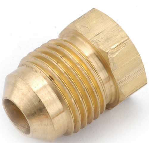 Lead Free 1/4" Brass Flare Plug