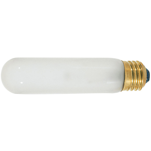 Incandescent Tube Light Bulb 40-Watt 5-3/16" T10 E26 Frosted