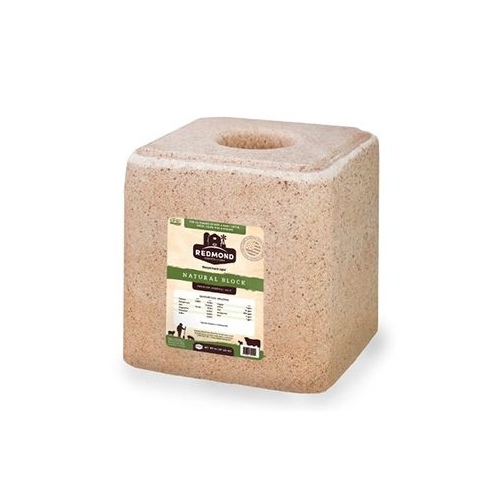 Redmond Minerals, Inc / Trophy Rock 321001 Redmond Natural Salt Block - 44 lbs.