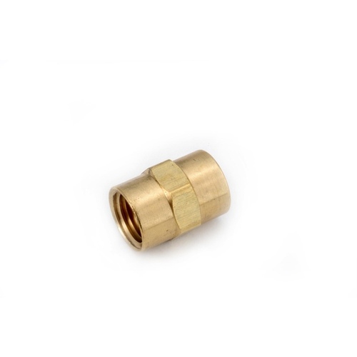 Coupling 3/8" FPT T X 3/8" D FPT Brass - pack of 10