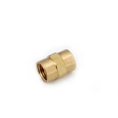 Coupling 1/2" FPT X 1/2" D FPT Brass