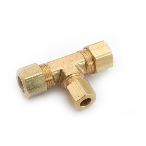 Tee 3/8" Compression T X 3/8" D Compression Brass - pack of 2