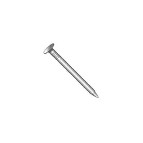 Wire Nail, 3/4 in L, Steel, Bright, Flat Head, Smooth Shank, 2 oz - pack of 6