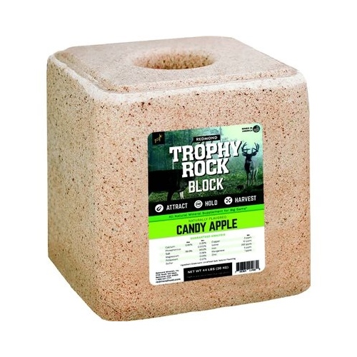 Redmond Minerals, Inc / Trophy Rock 16530017 Redmond Trophy Rock Block - 44lbs. Candy Apple