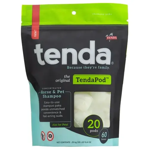 Tenda Equine & Pet Care Prod 011-1001 the original Tendapods - 20 pods per 1 pouch