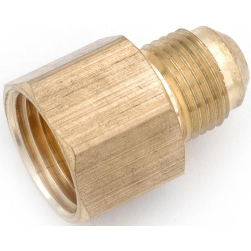 Adapter 1/4" Flare X 1/8" D FPT Brass